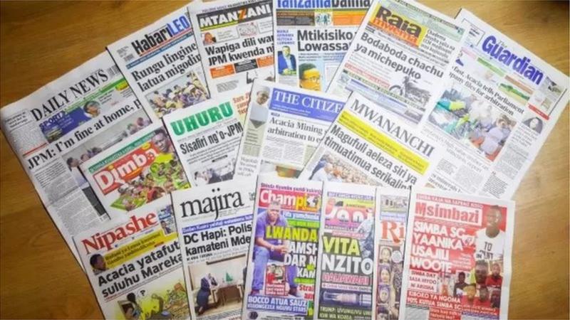 Habari za magazeti ya leo Tar 18 Apr 2025, habari kuu na michezo